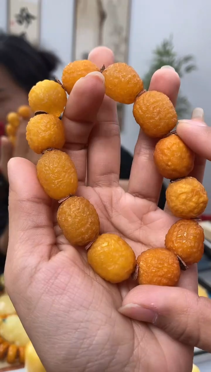 【闪购商品】琥珀裸石未镶嵌天然琥珀蜜蜡海飘手串
