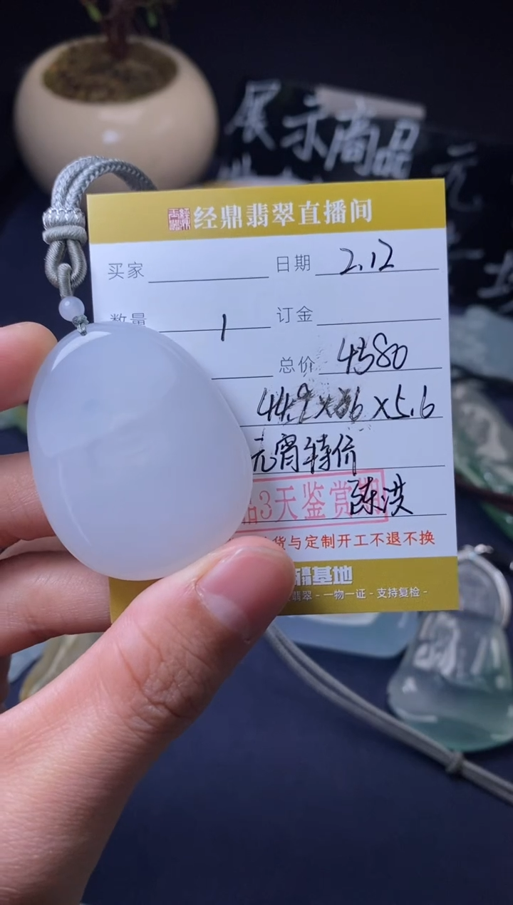 【闪购商品】翡翠颈饰未镶嵌挂饰