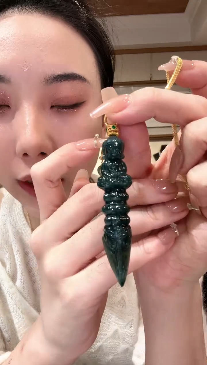 【闪购商品】翡翠颈饰未镶嵌国风