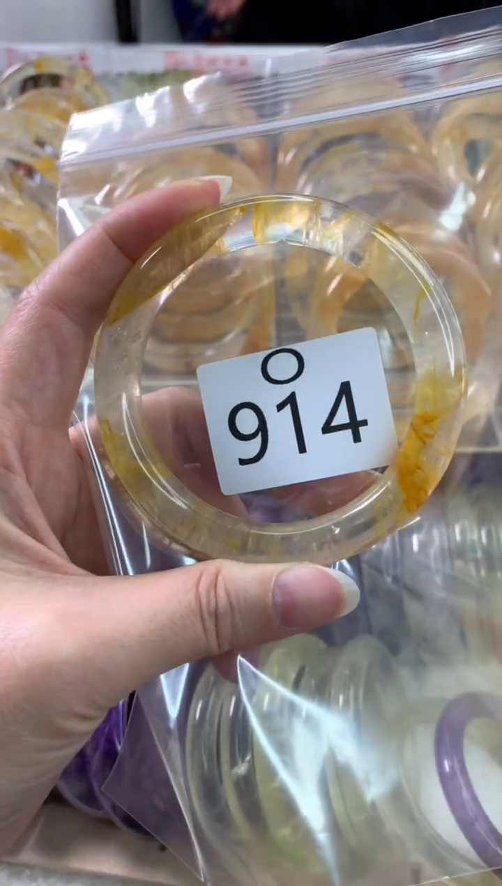 【闪购商品】水晶水晶手镯O未镶嵌914-59