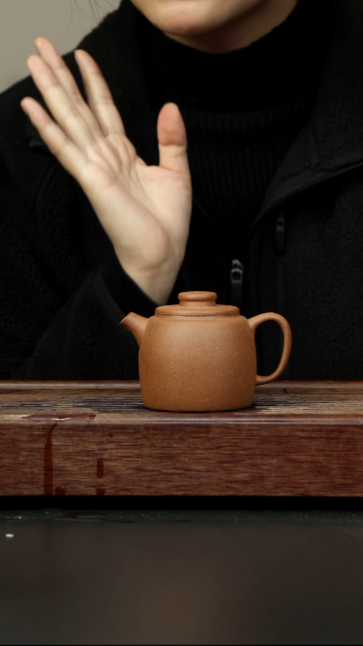 茶壶紫砂老段 巨轮