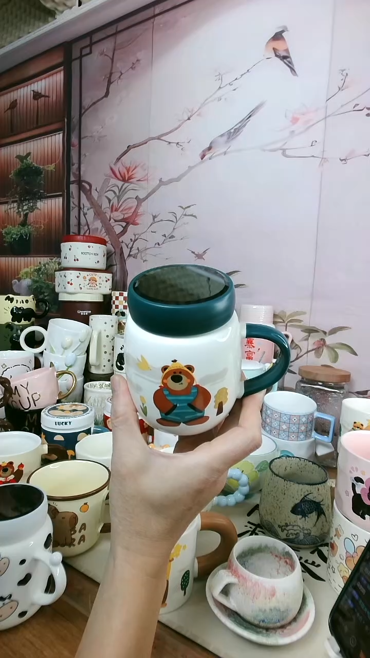陶【孤品福利】小熊马克杯