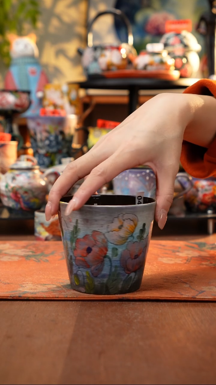 瓷片景德镇手工手绘485