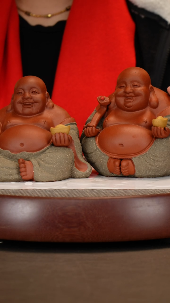 【闪购商品】紫砂茶壶禅意满满一对