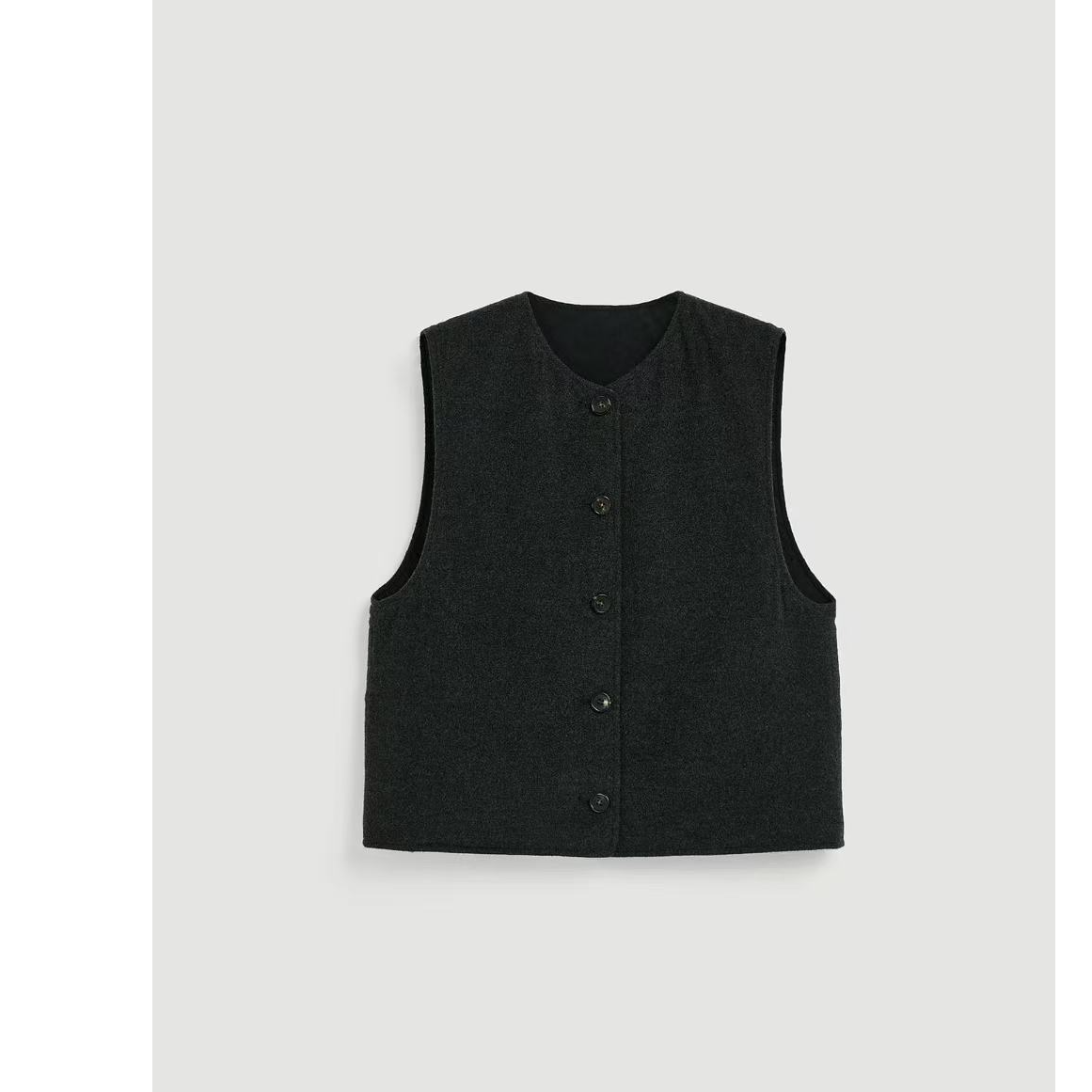 YEARLY PLAN 2025年冬季美利奴羊毛混纺羽绒服马甲2918/ NO退换