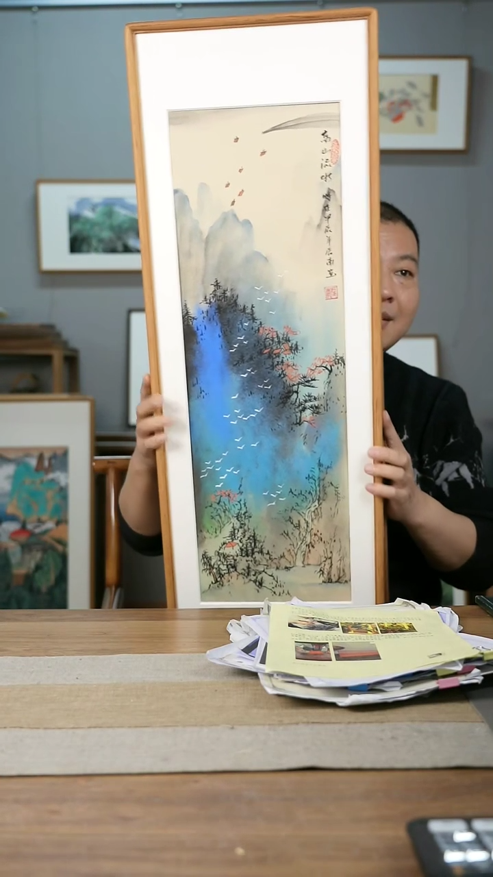 【闪购商品】书法协会会员老师带框作品-