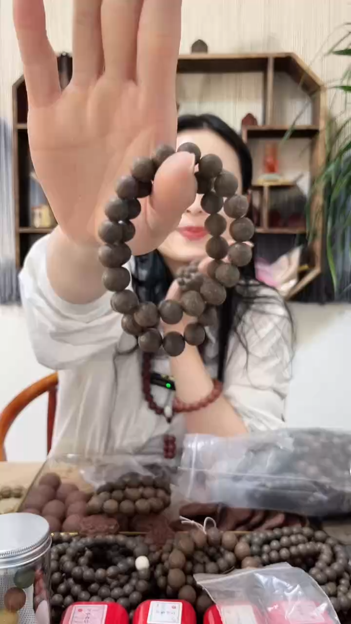 【闪购商品】泥塑桃源香方1.0单圈手串