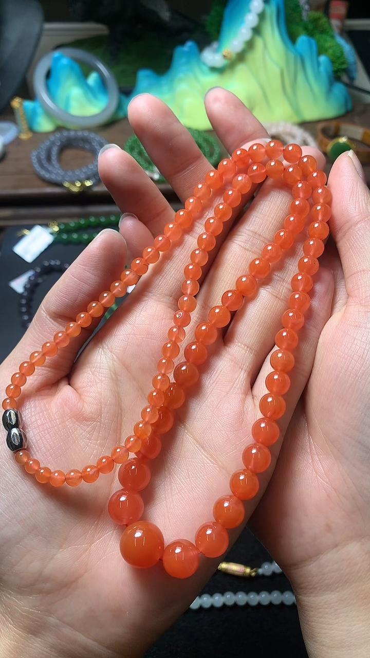 【闪购商品】南红玛瑙颈饰未镶嵌项链