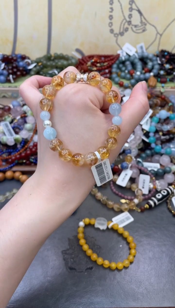 未镶嵌手链黄晶324