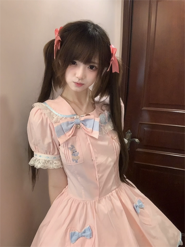 【猫之契约】 lolita原创设计夏日小蛋糕连衣裙 直播间过款 NO退换