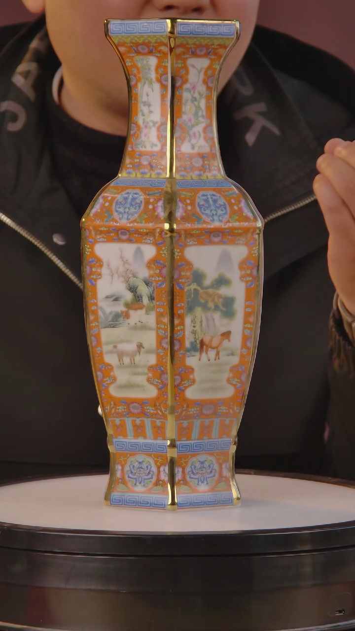 摆件陶景德镇陶瓷青花摆件A06