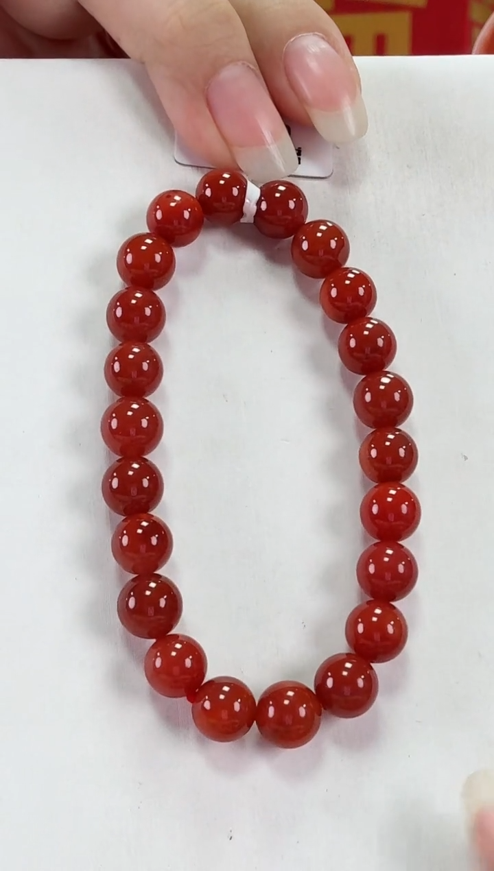 南红玛瑙瓦西手串8+未镶嵌一个/条