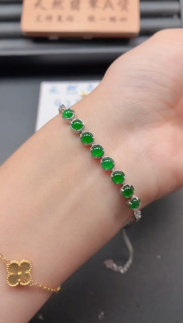 银S925镶嵌戒指翡翠111111