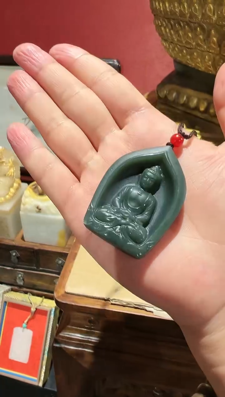 【闪购商品】和田玉挂件未镶嵌3观音牌子