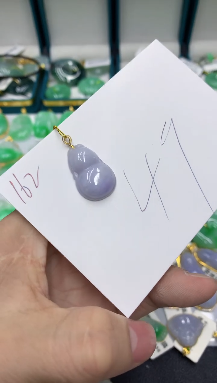 【闪购商品】翡翠颈饰18K金镶嵌号链接11111