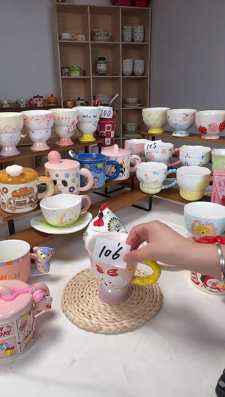 陶瓷无盖款106景德镇楠来北往工厂店