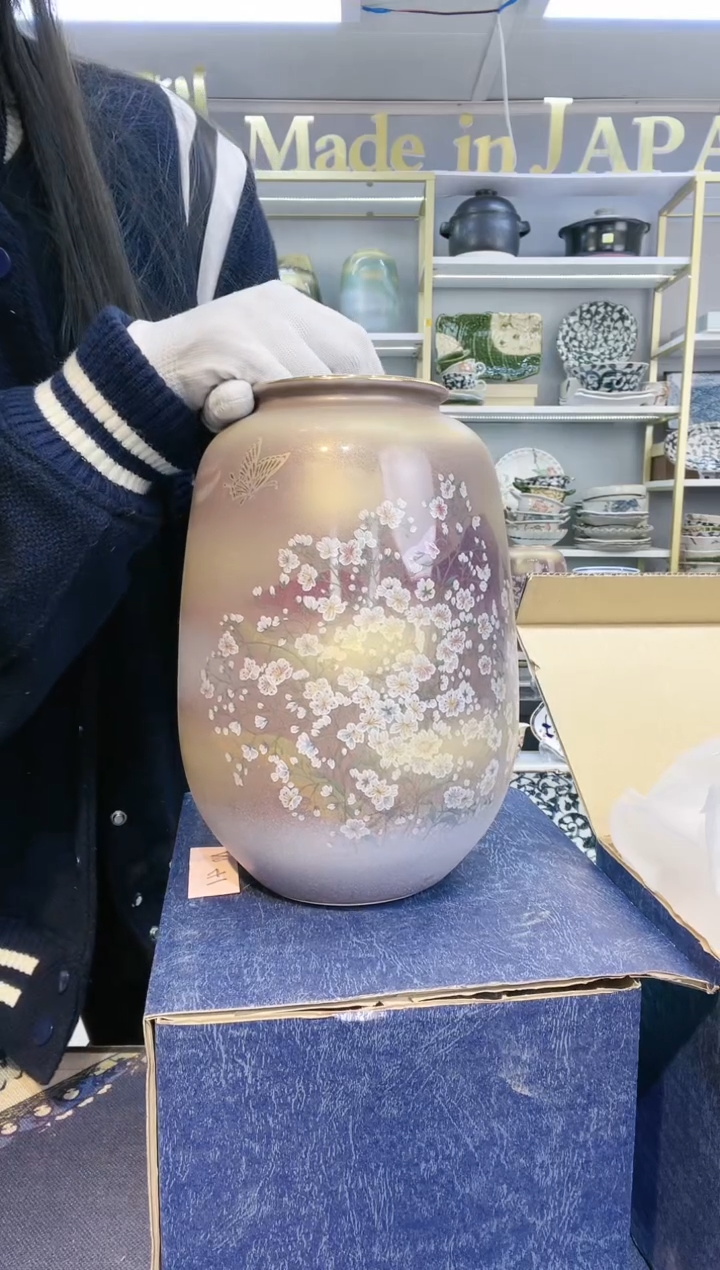 【闪购商品】碗九谷烧花瓶一只装39