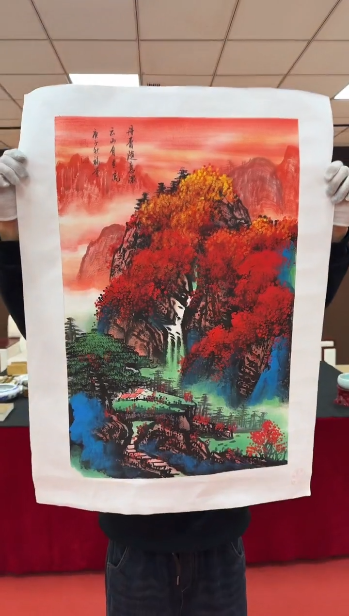 国画湖社画会/谢福堂-12-12-57