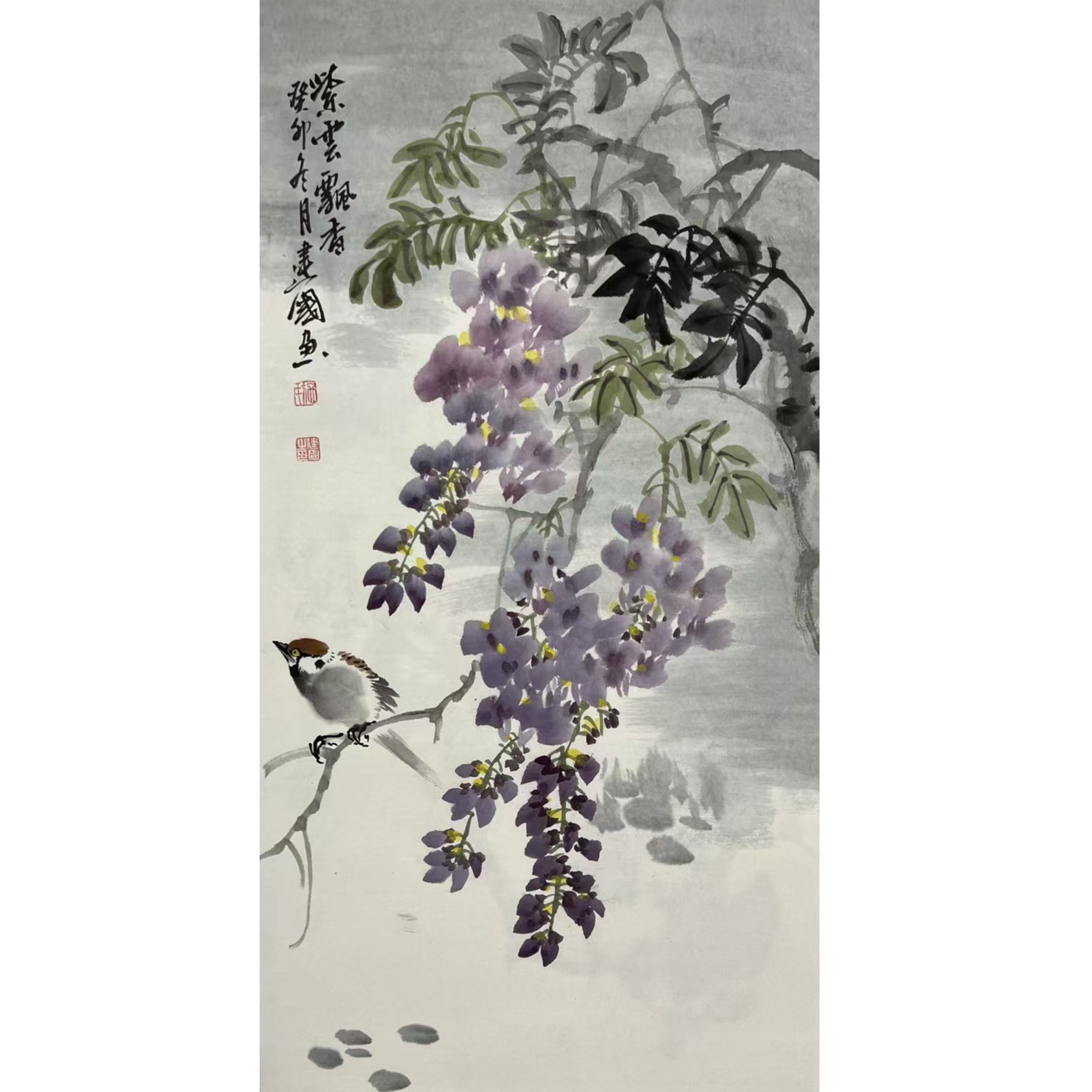 施老师写意花鸟国画作品