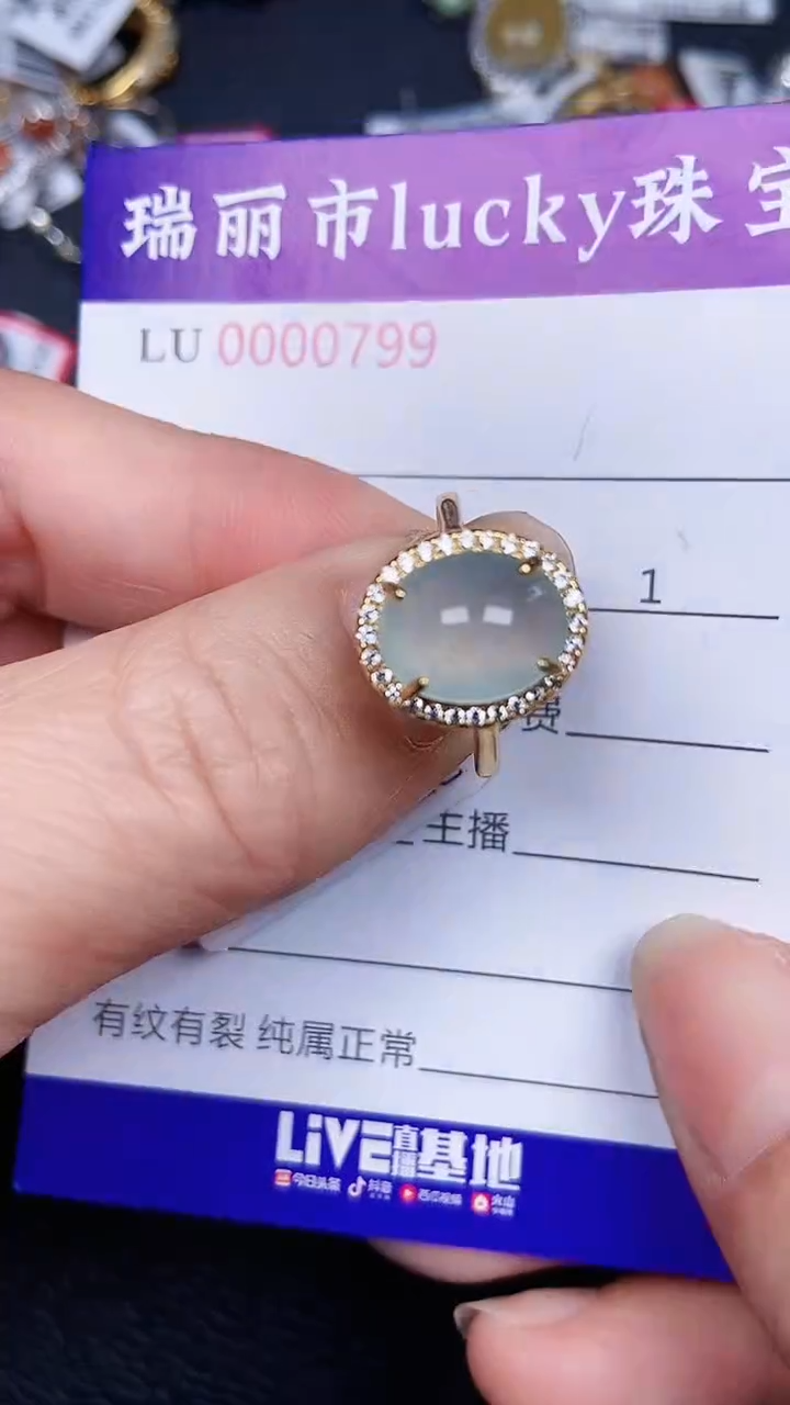 颈饰银S925镶嵌翡翠0799