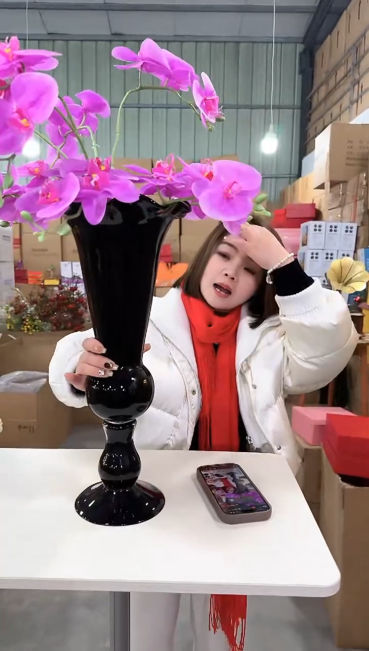 【闪购商品】玻璃于清花器Z-早94不带花