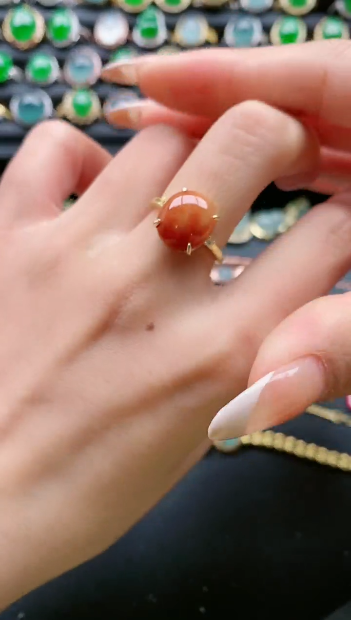 【闪购商品】翡翠戒指银S925镶嵌1111111