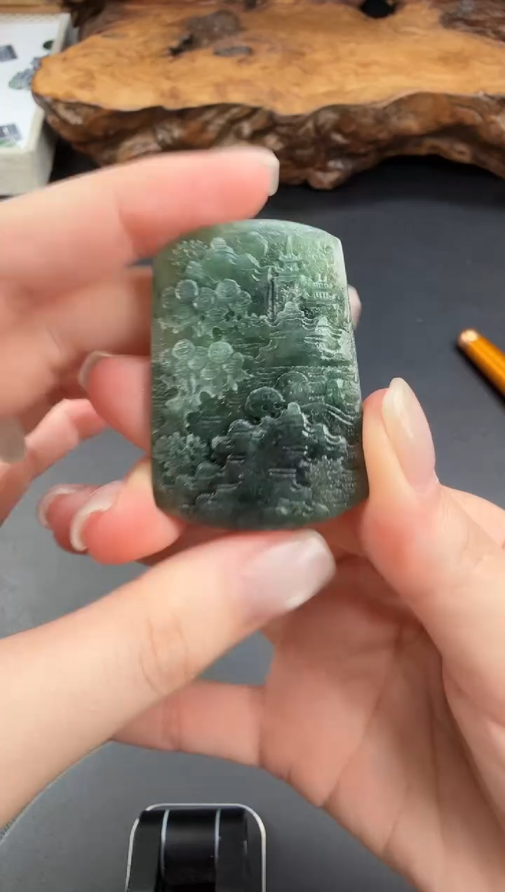 未镶嵌定制翡翠翡翠饰品-70  毛货