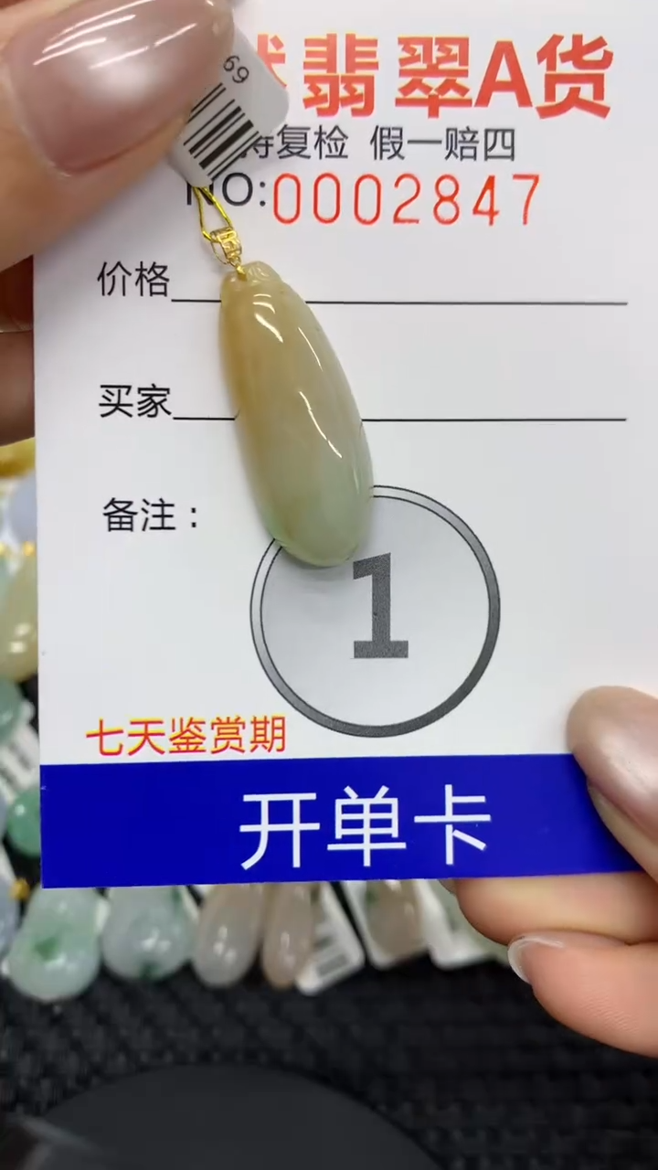 【闪购商品】翡翠颈饰18K金镶嵌11111111111