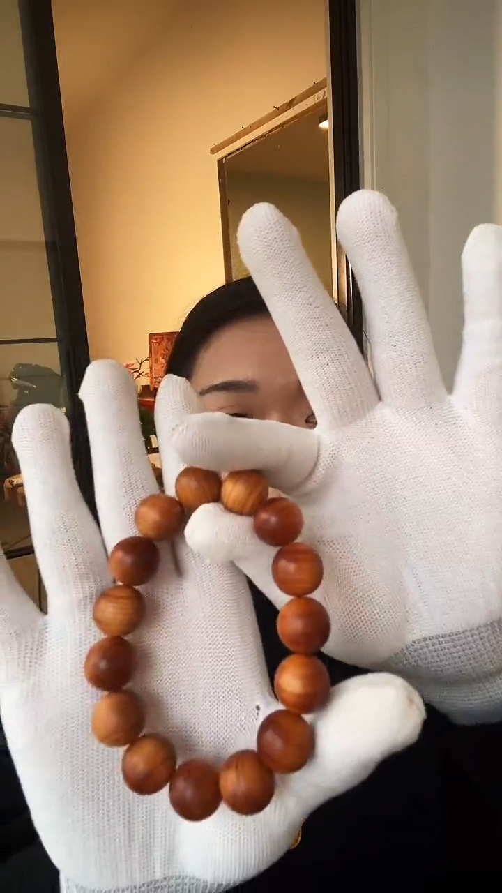 木质香樟木原木手串