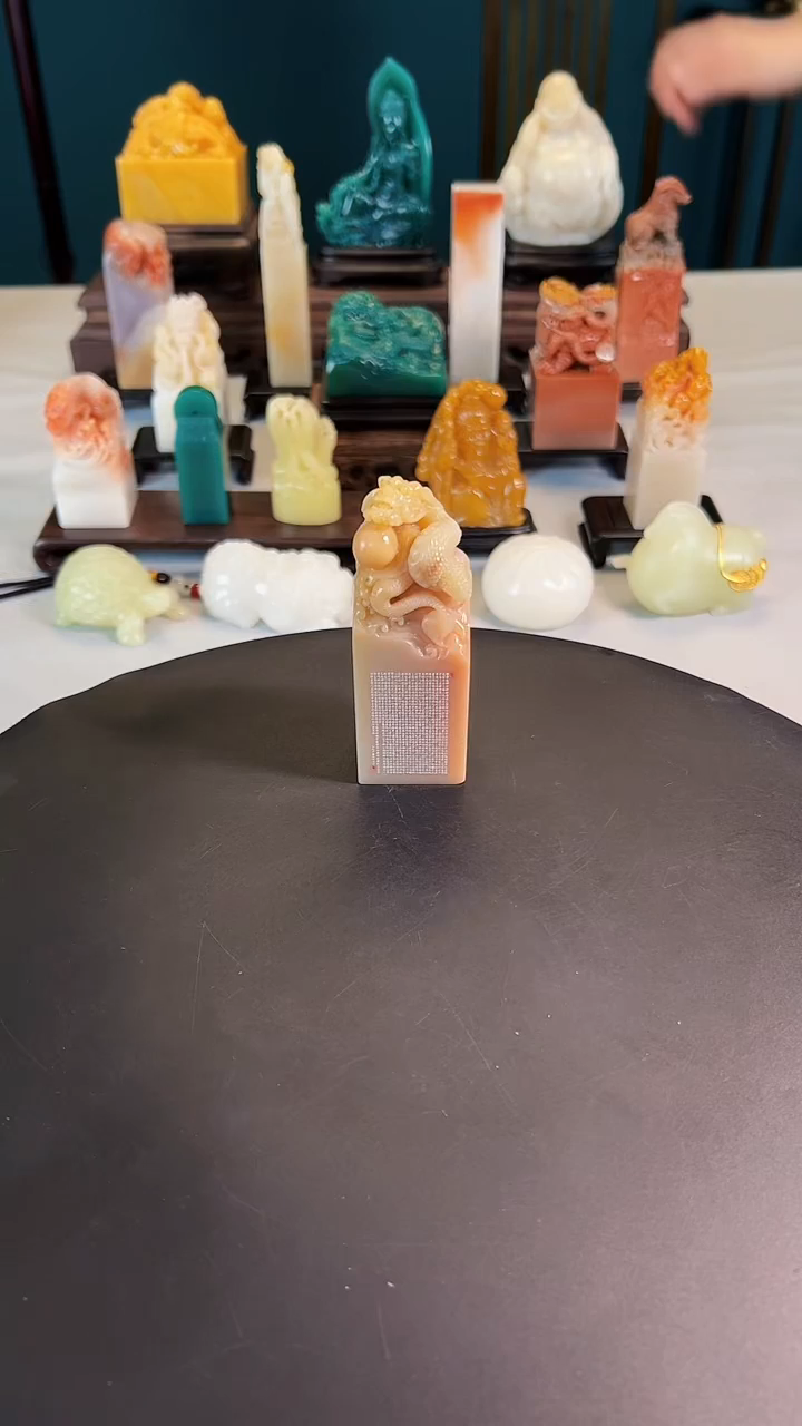 老挝石其他滕王阁微刻