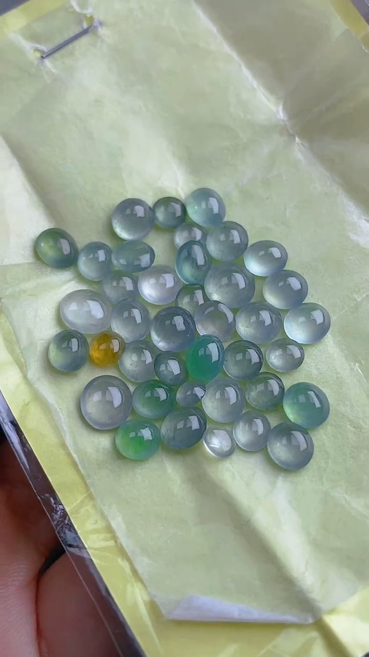 【闪购商品】定制翡翠未镶嵌天然A货翡翠124