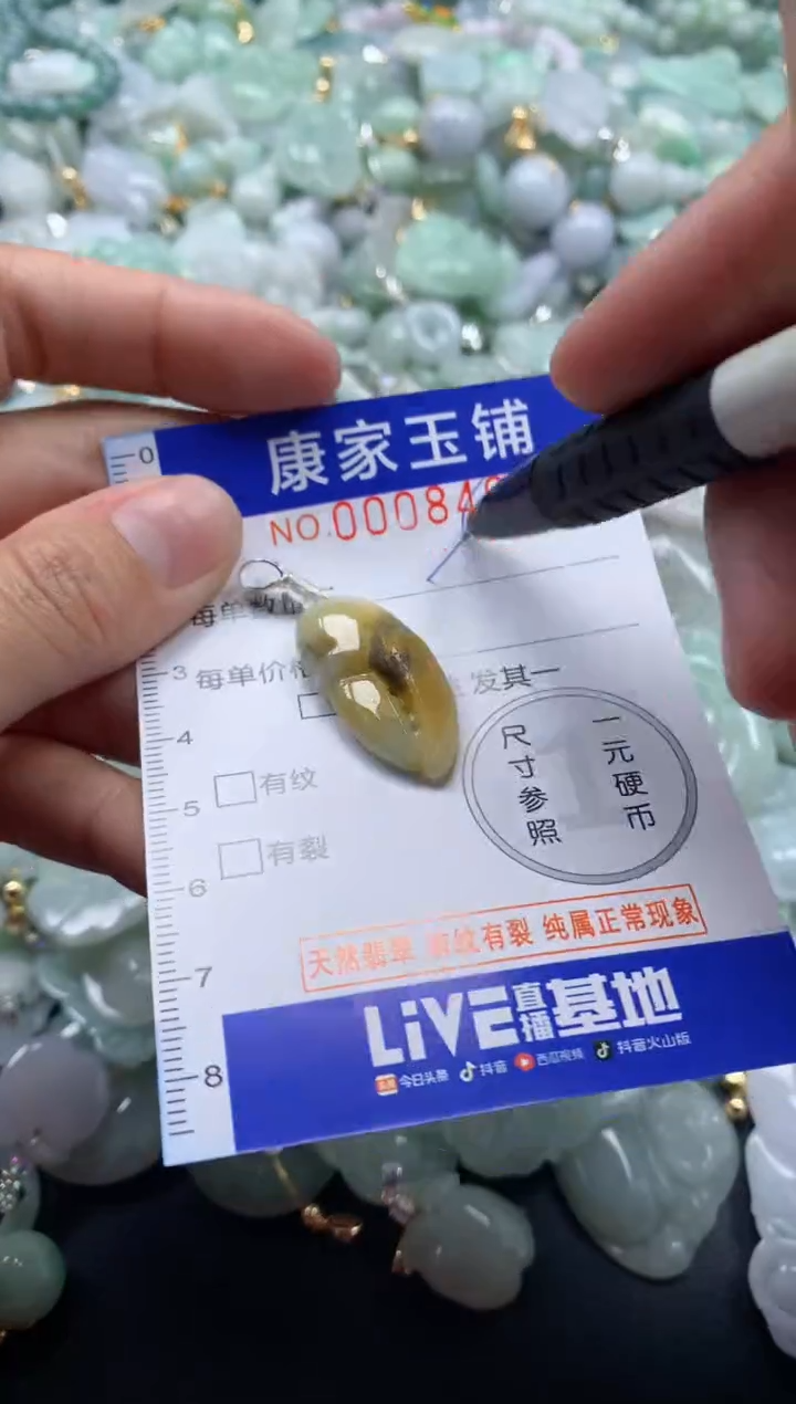 颈饰未镶嵌翡翠8462