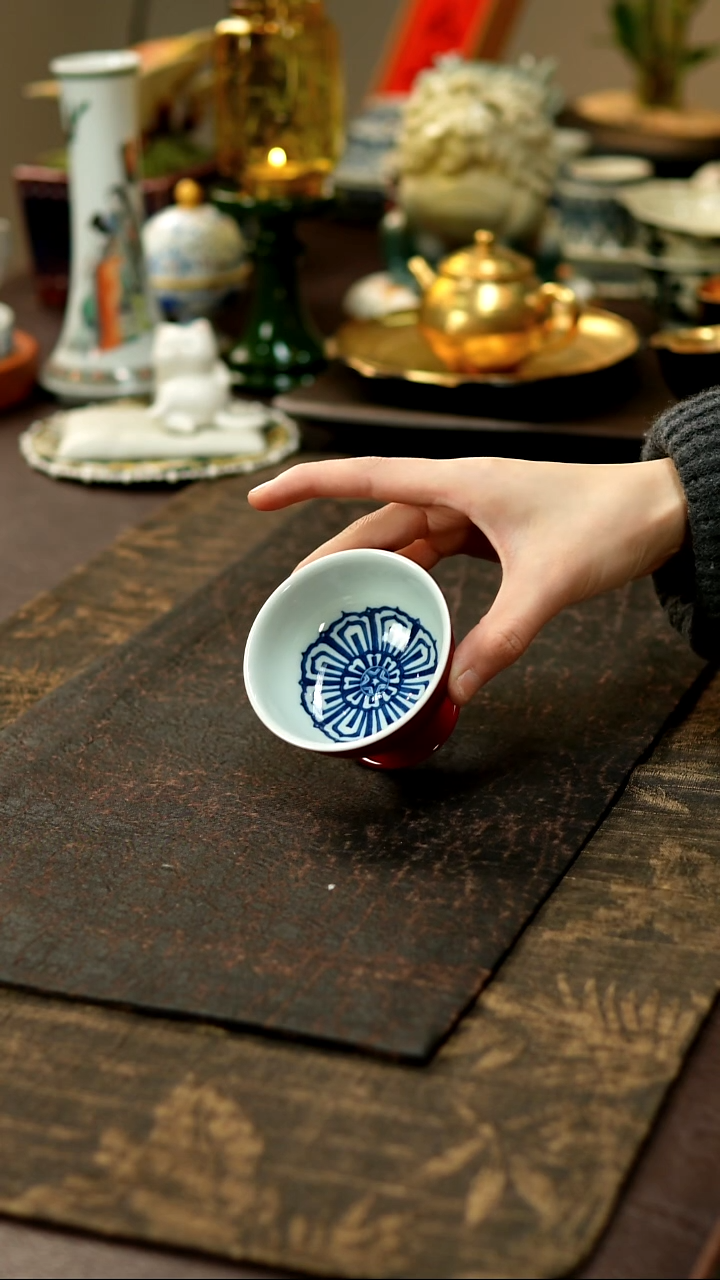 景德镇陶瓷杯碗柴烧多人