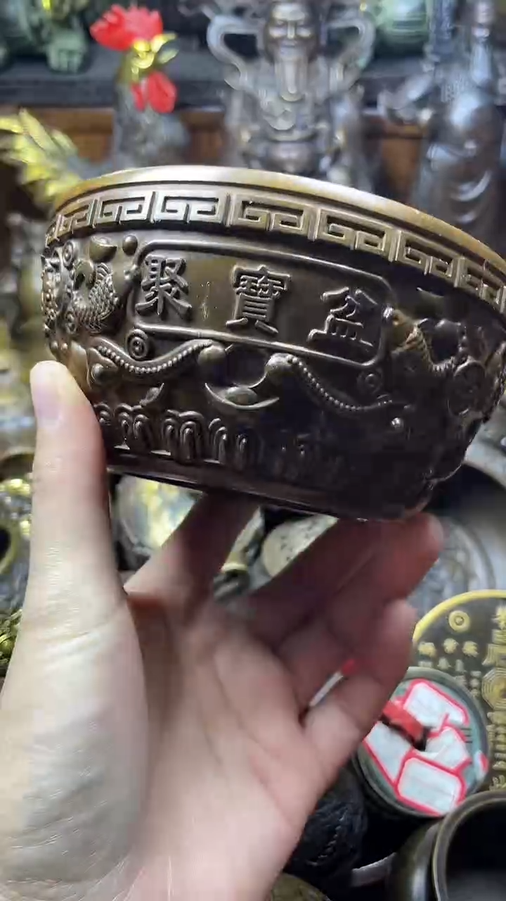 闪购链接，点击下单，有运费险，铜摆件