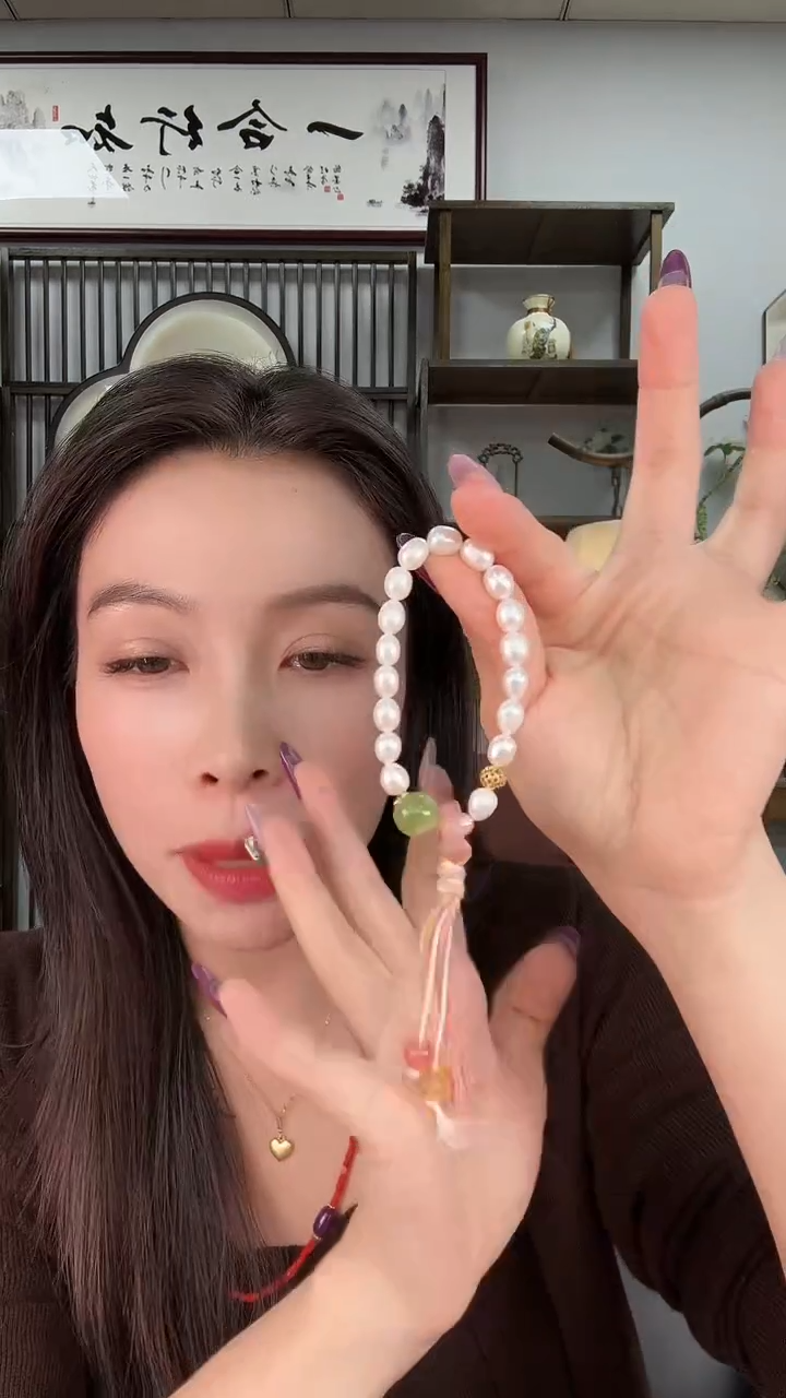 未镶嵌1淡水珍珠  B6004 多样性发货其一