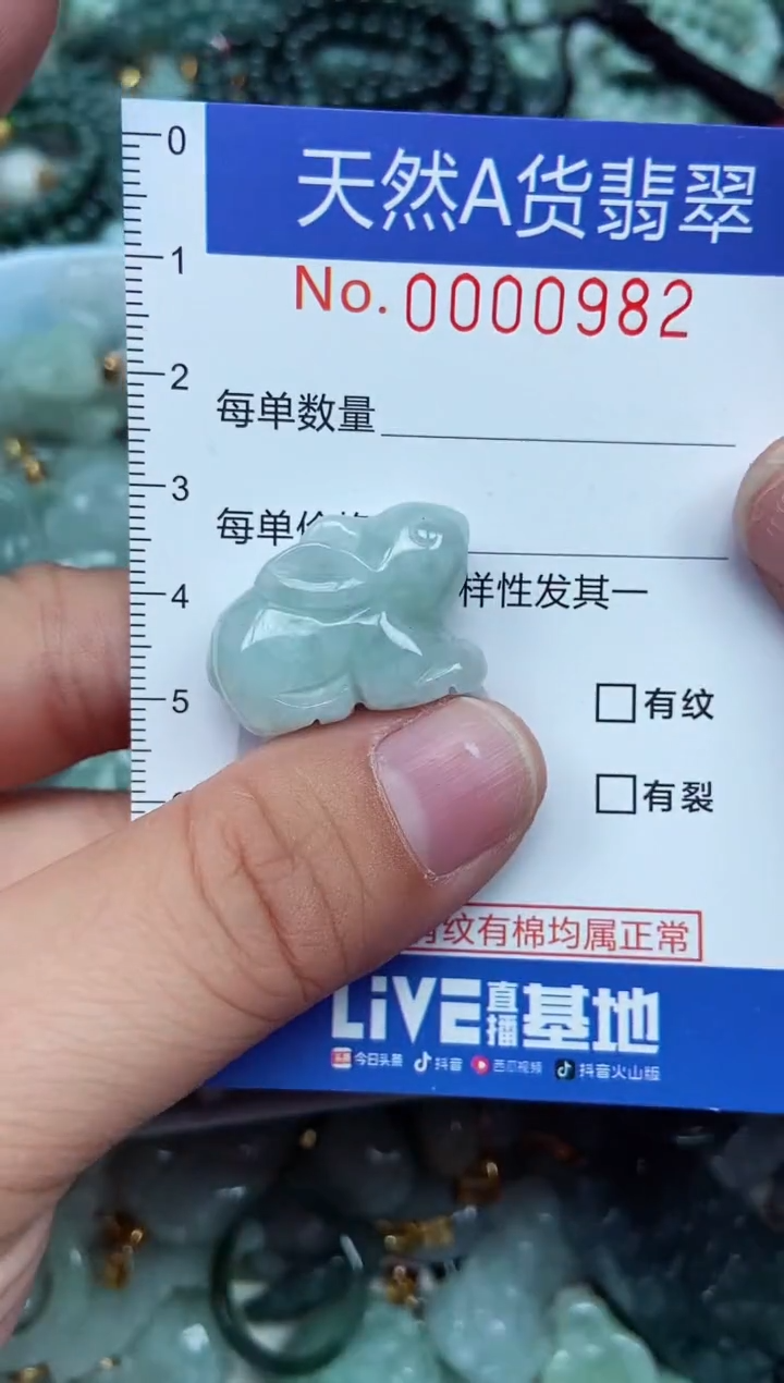 翡翠未镶嵌吊坠(不含链)翡翠