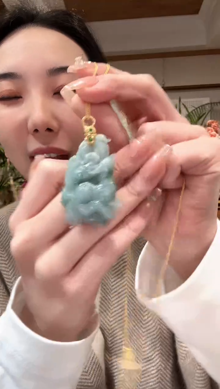 【闪购商品】翡翠颈饰未镶嵌国风