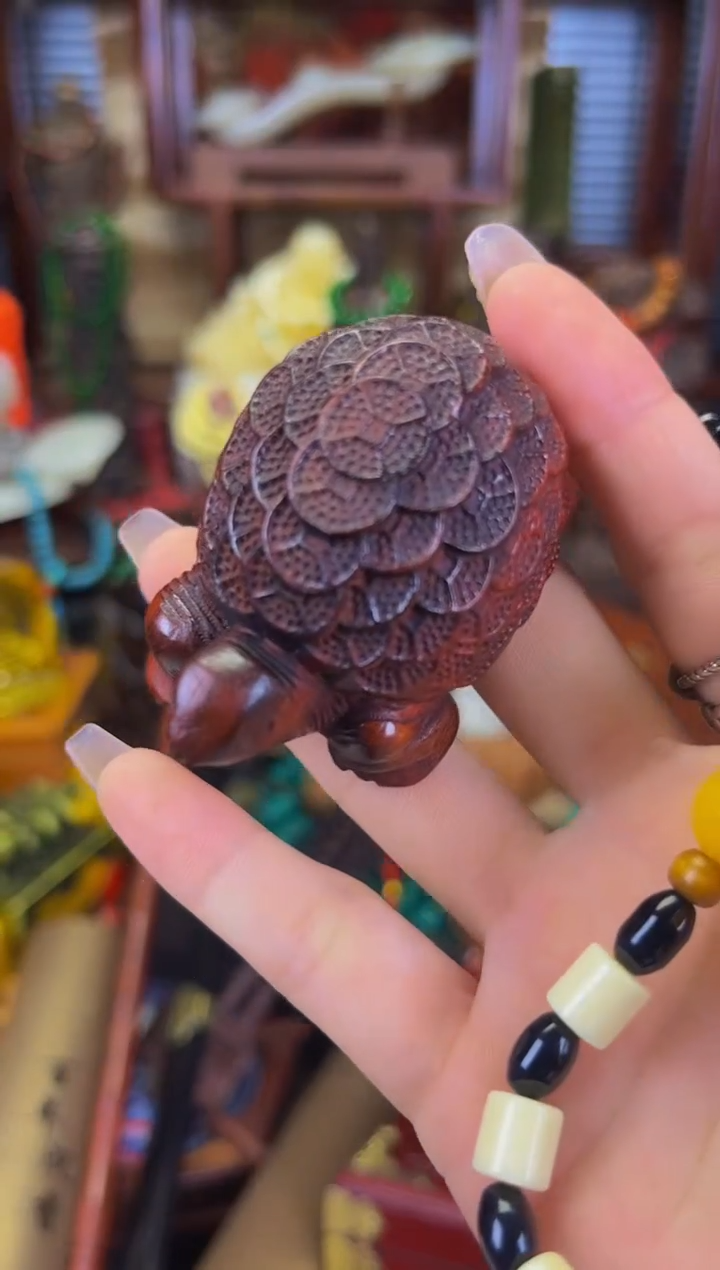 檀香紫檀（小叶紫檀）手把件