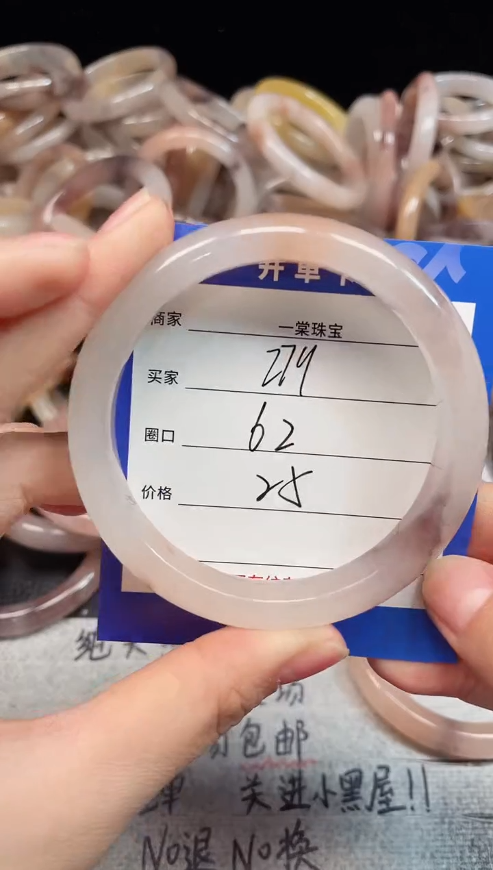 未镶嵌手镯石英质玉279