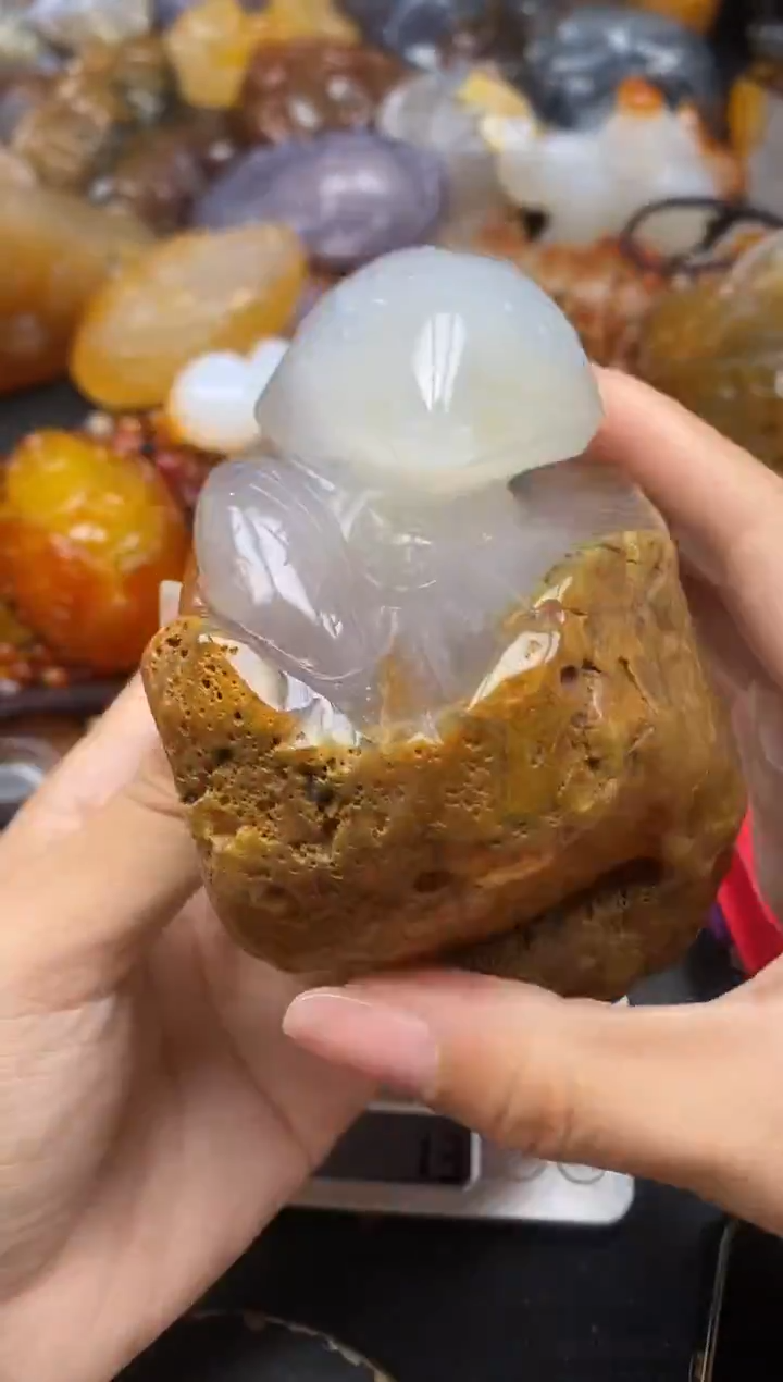 未镶嵌1玛瑙/玉髓周*ll