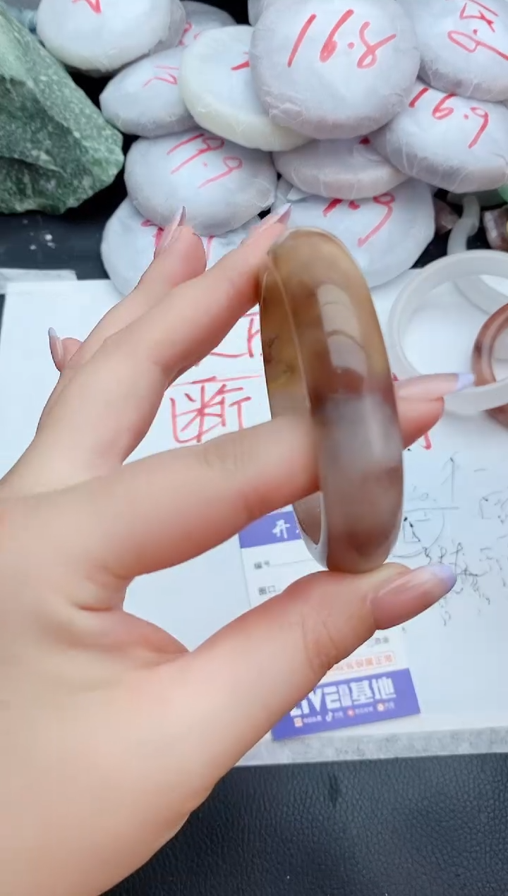 石英质玉手镯未镶嵌73+58/59