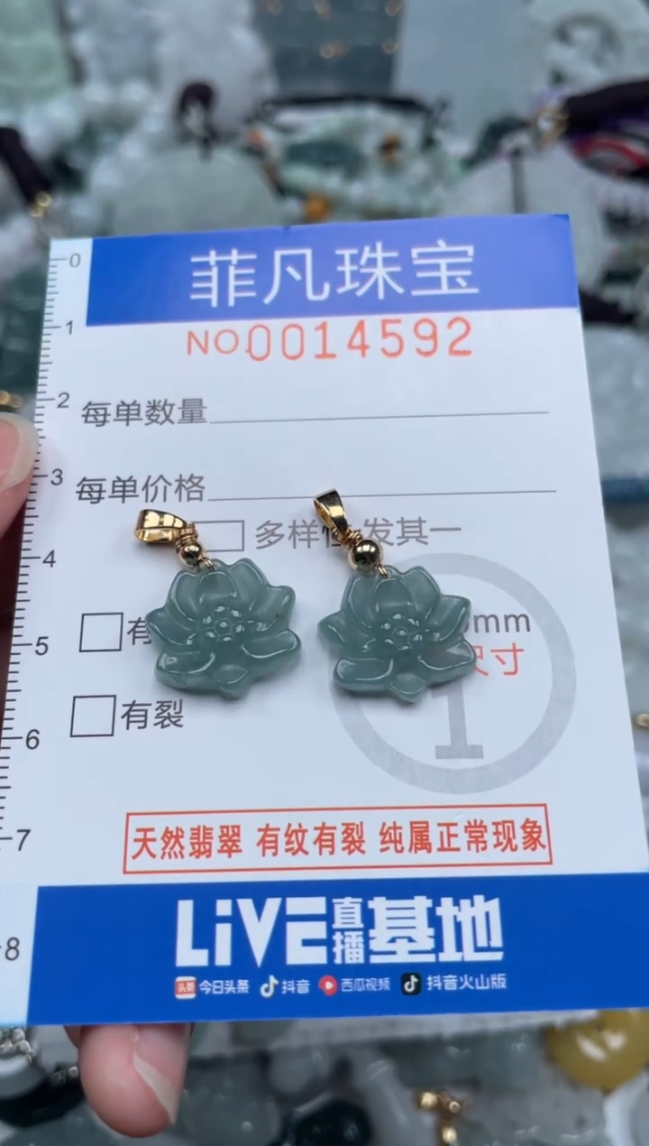 颈饰未镶嵌翡翠14592