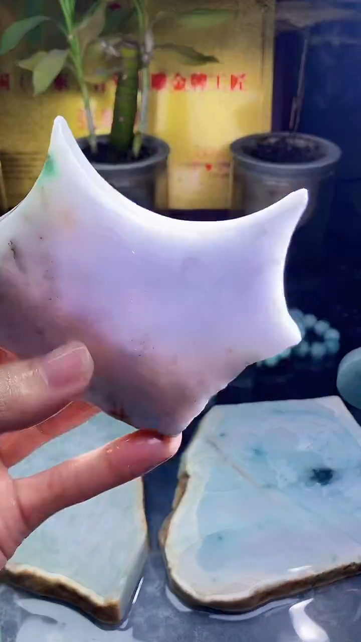 未镶嵌挂件翡翠小雨163