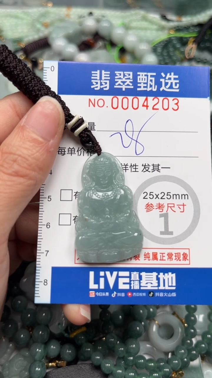【闪购商品】翡翠颈饰未镶嵌00..4203