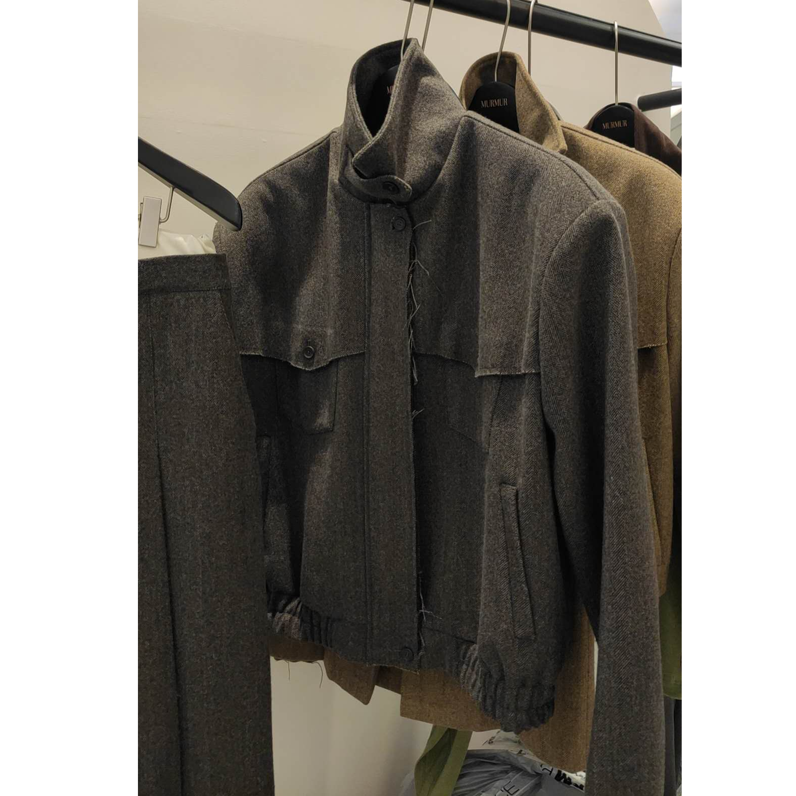 短外套-NO退换 接受再拍 Y-P-814 休闲秋冬立领