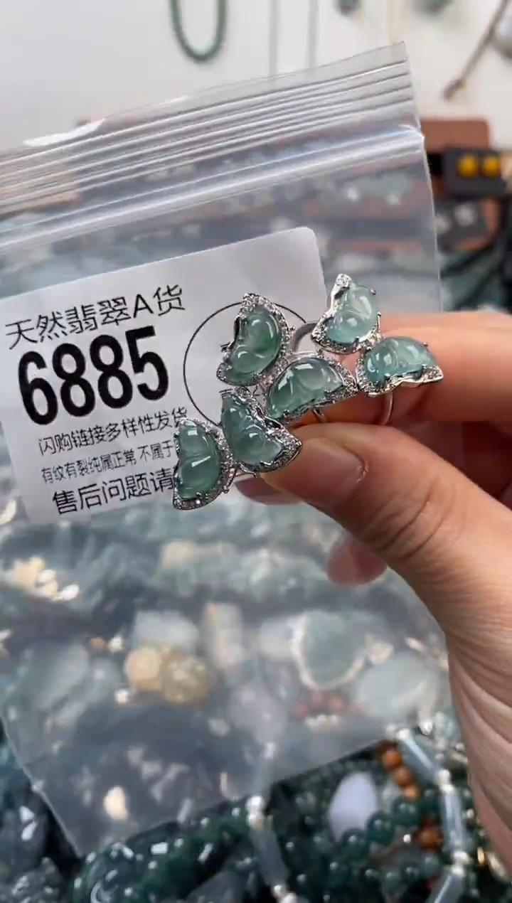 颈饰未镶嵌翡翠多样性发其一6885