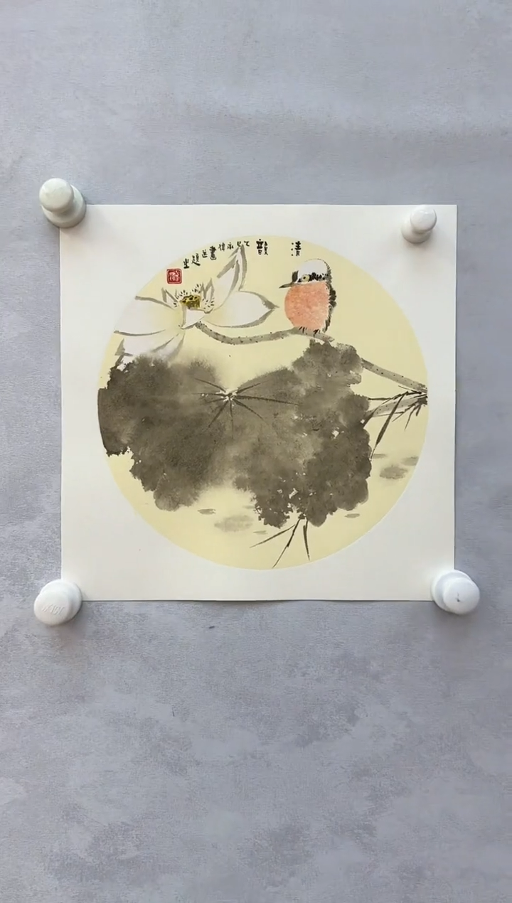 【闪购商品】折扇1天美研究生作品展获金奖-张永伟