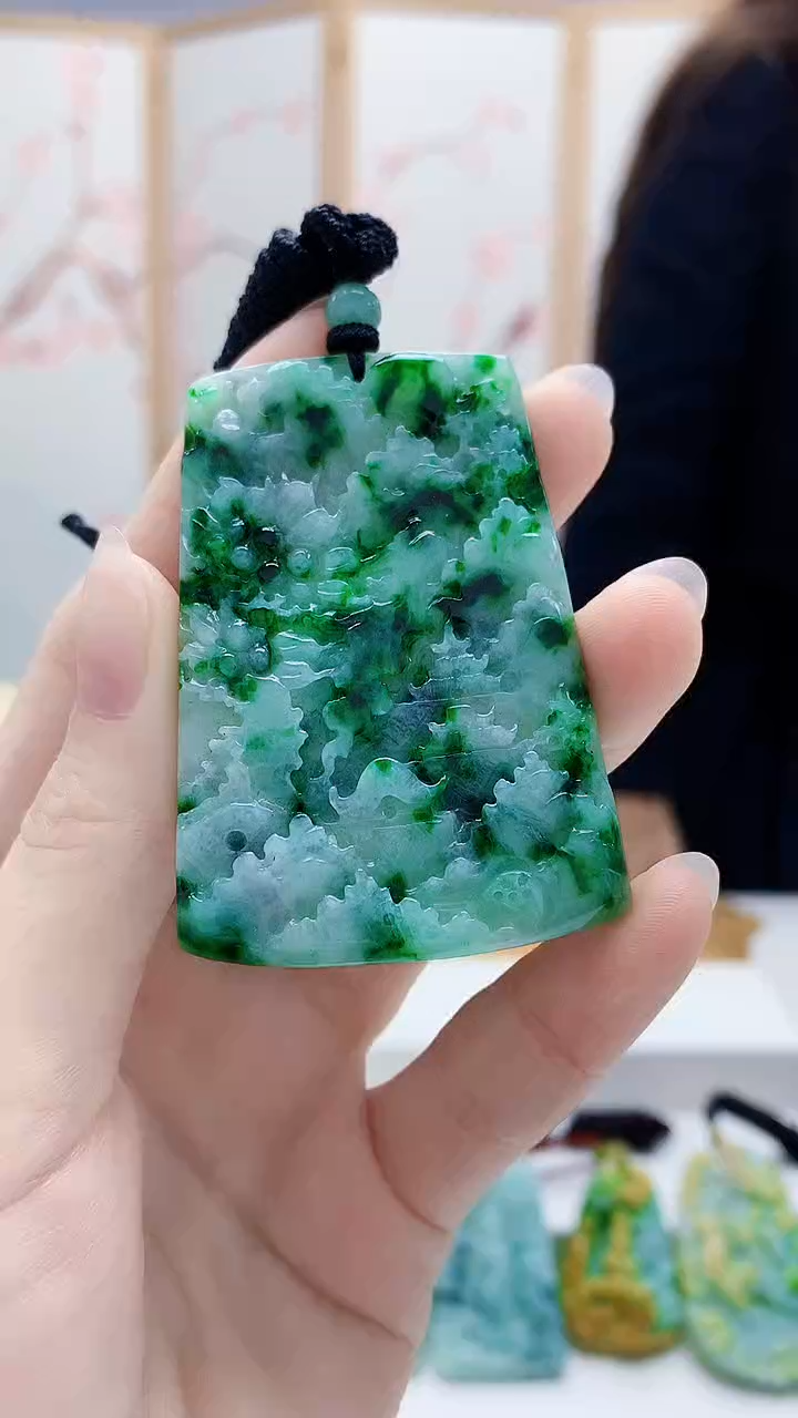 未镶嵌定制翡翠4829ry-毛货挂件5