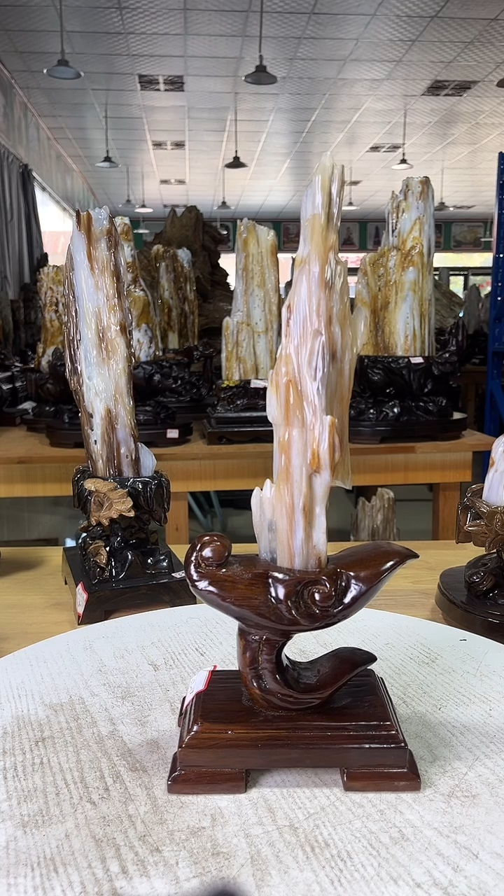 未镶嵌珠宝奇石硅化玉用****9168