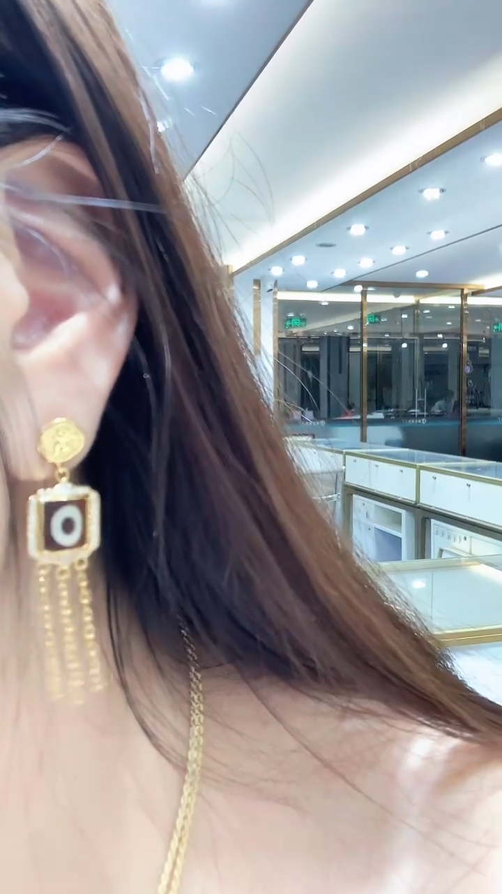 【闪购商品】玛瑙/玉髓耳饰银S925镶嵌耳饰